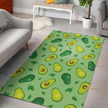 Load image into Gallery viewer, Avocado pattern green background Area Rug
