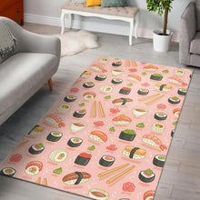 Load image into Gallery viewer, Sushi Pattern Background Area Rug
