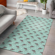 Load image into Gallery viewer, Kangaroo pattern background Area Rug
