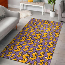 Load image into Gallery viewer, Dollar Pattern Print Design DO01 Area Rugs
