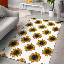Load image into Gallery viewer, sunflowers design pattern Area Rug
