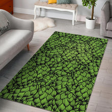 Load image into Gallery viewer, Green hop patternn Area Rug

