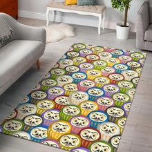Load image into Gallery viewer, Colorful Daruma Pattern Area Rug

