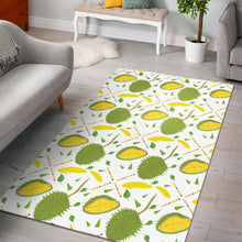 Load image into Gallery viewer, Durian pattern bDurian pattern background Area Rugackground Area Rug
