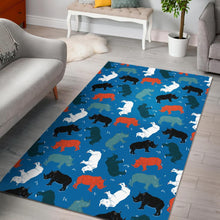 Load image into Gallery viewer, Colorful rhino pattern Area Rug

