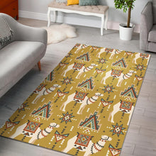 Load image into Gallery viewer, Camels ethnic motif pattern Area Rug
