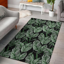 Load image into Gallery viewer, Palm Leaves Pattern Print Design PL09 Area Rugs
