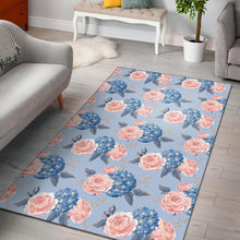 Load image into Gallery viewer, Hydrangea Pattern Print Design HD06 Area Rugs
