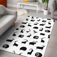 Load image into Gallery viewer, Goat ram pattern Area Rug
