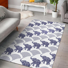 Load image into Gallery viewer, Elephant Pattern Background Area Rug
