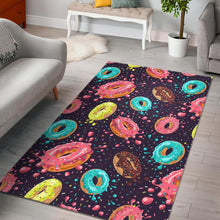 Load image into Gallery viewer, Colorful donut glaze pattern Area Rug
