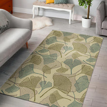 Load image into Gallery viewer, Ginkgo leaves design pattern Area Rug
