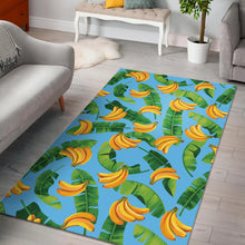 Load image into Gallery viewer, banana leaves banana design pattern Area Rug
