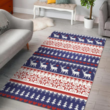 Load image into Gallery viewer, Deer Sweater Printed Pattern Area Rug
