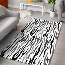 Load image into Gallery viewer, Gray Bengal Tiger Pattern Area Rug
