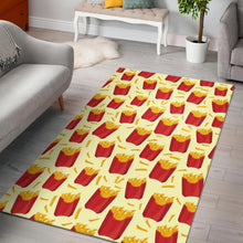 Load image into Gallery viewer, French Fries Pattern Theme Area Rug
