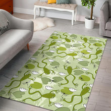 Load image into Gallery viewer, Cute frog dragonfly pattern Area Rug
