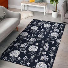 Load image into Gallery viewer, Hydrangea Pattern Print Design HD07 Area Rugs
