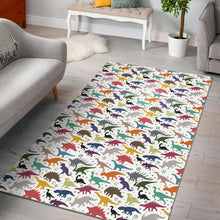 Load image into Gallery viewer, Colorful Dinosaur Pattern Area Rug
