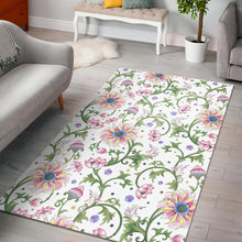 Load image into Gallery viewer, Beautiful pink lotus waterlily leaves pattern Area Rug
