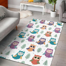 Load image into Gallery viewer, Cute owl pattern Area Rug
