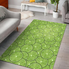 Load image into Gallery viewer, Slices of Lime pattern Area Rug
