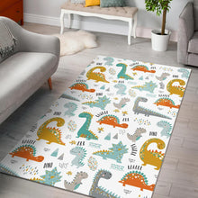 Load image into Gallery viewer, Cute funny kids dinosaurs pattern Area Rug
