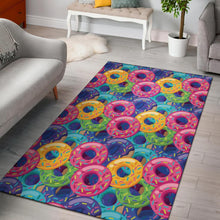 Load image into Gallery viewer, Donut Pattern Print Design DN010 Area Rugs
