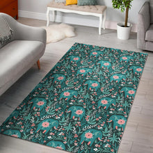 Load image into Gallery viewer, Elephants jungle pattern Area Rug
