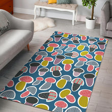 Load image into Gallery viewer, Colorful mushroom design pattern Area Rug
