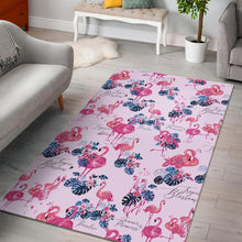 Load image into Gallery viewer, Flamingo Pink Pattern Area Rug
