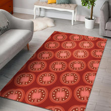 Load image into Gallery viewer, Sliced Tomato Pattern Area Rug
