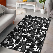 Load image into Gallery viewer, Crow illustration pattern Area Rug

