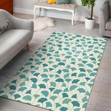 Load image into Gallery viewer, Green ginkgo leaves pattern Area Rug
