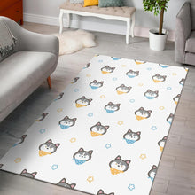 Load image into Gallery viewer, Cute Siberian Husky pattern Area Rug
