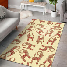 Load image into Gallery viewer, Yule Goat or Christmas goat Pattern Area Rug
