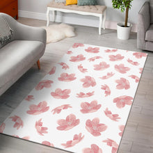 Load image into Gallery viewer, Pink sakura cherry blossom pattern Area Rug
