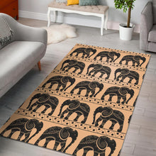 Load image into Gallery viewer, Elephant Pattern Ethnic Motifs Area Rug
