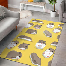 Load image into Gallery viewer, Cute Hamster pattern Area Rug
