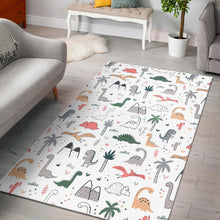 Load image into Gallery viewer, Cute cartoon dinosaurs tree pattern Area Rug
