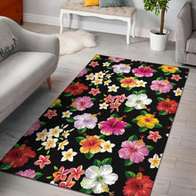 Load image into Gallery viewer, Hibiscus Pattern Print Design HB025 Area Rugs
