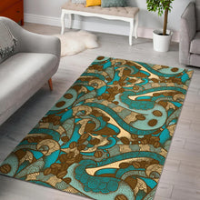 Load image into Gallery viewer, Coffee Bean Pattern Graphic Ornate Area Rug
