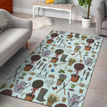Load image into Gallery viewer, Gardening Pattern Print Design G01 Area Rugs
