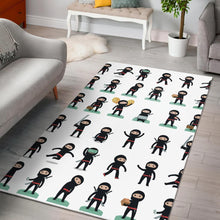 Load image into Gallery viewer, Cute ninja katana sword pattern Area Rug
