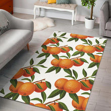 Load image into Gallery viewer, Oranges pattern background Area Rug
