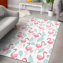 Load image into Gallery viewer, Cute flamingo pattern Area Rug
