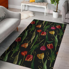 Load image into Gallery viewer, Tulip Embroidered Pattern Print Design TP01 Area Rugs
