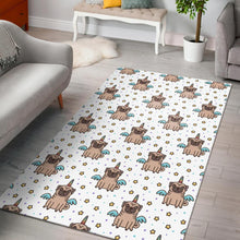 Load image into Gallery viewer, Unicorn Pug Pattern Area Rug
