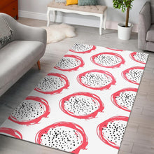 Load image into Gallery viewer, Hand drawn dragon fruit Area Rug
