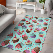 Load image into Gallery viewer, Cup Cake Heart Pattern Area Rug
